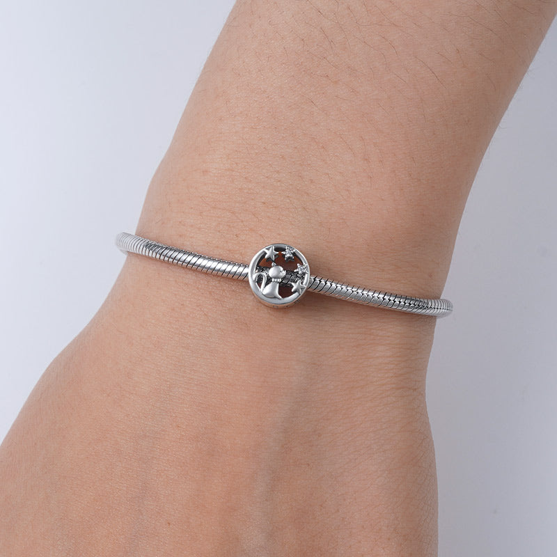 Gnoce Lovely Cat Stars Diamonds Charm_3