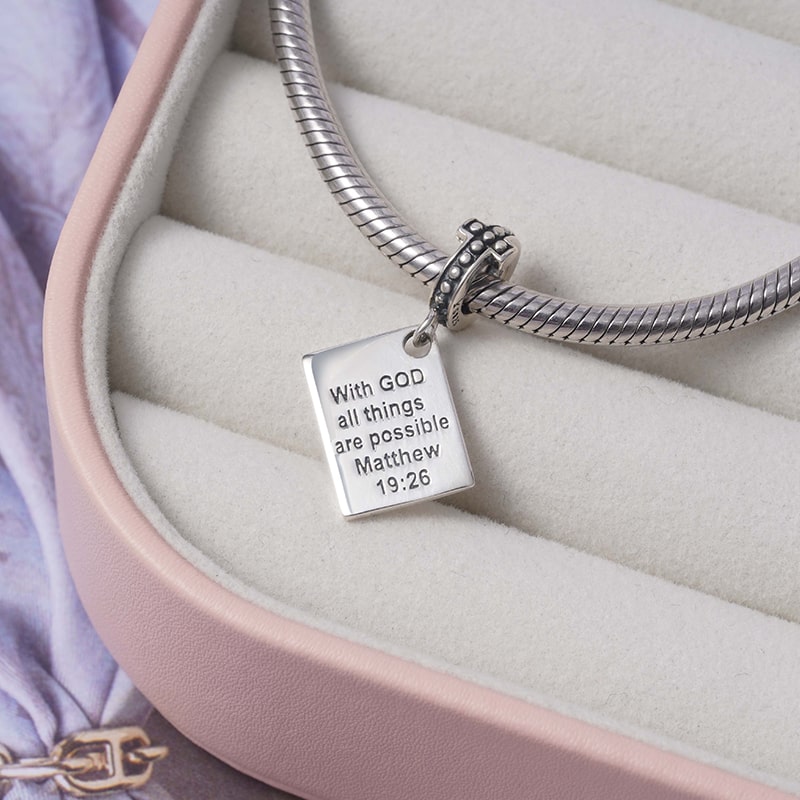 Bible Pendant Dangle Charm Sterling Silver_2