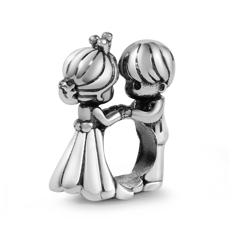 Prince and Princess Charm Bead Sterling Silver_1