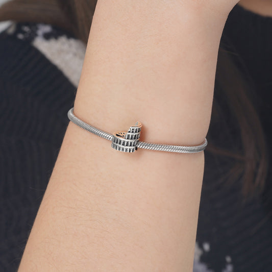 Magnificent Colosseum Rome Charm Bead 925 Sterling Silver_3