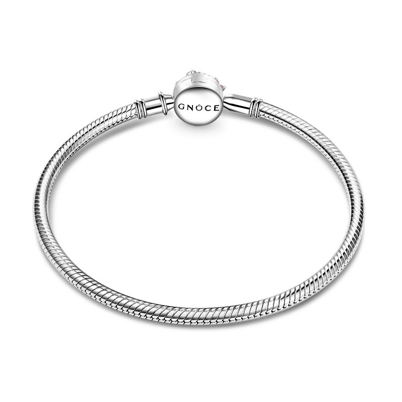 Gnoce Blooming Flowers Basic Snake Chain Bracelet_2