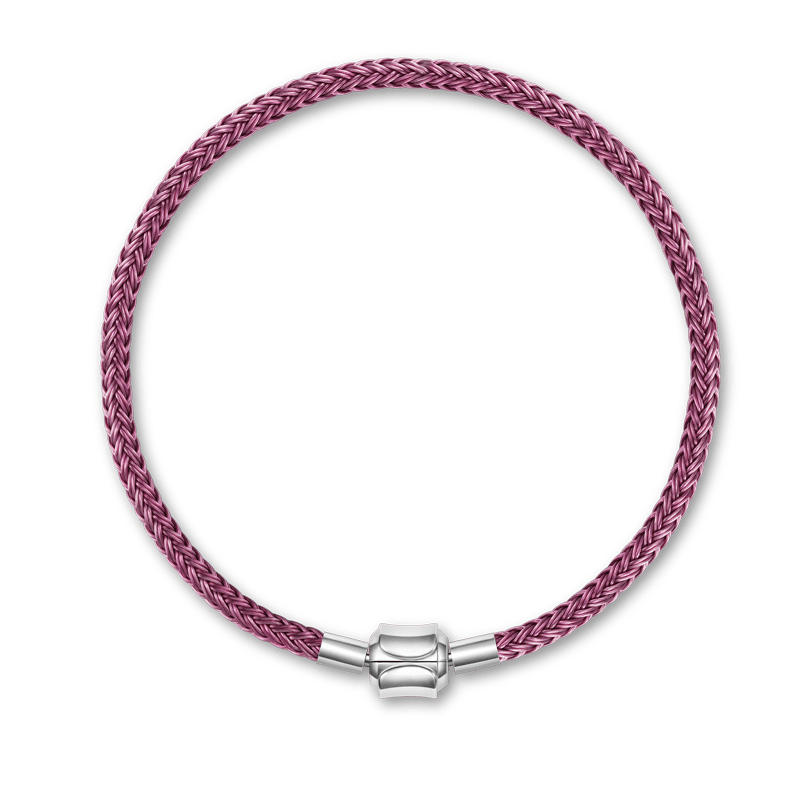 Gnoce Purple Basic Bracelet with 2 Pieces of Stoppers_2