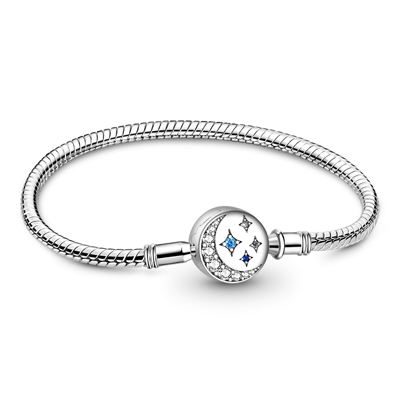 Gnoce Shinning Star Basic Snake Chain Bracelet_1