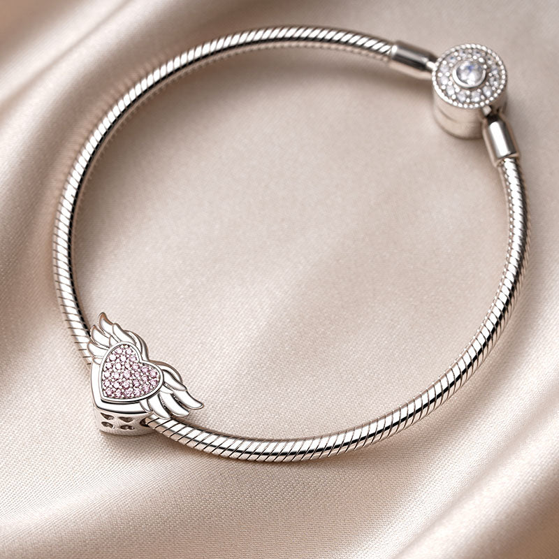 Gnoce  Love Wing's Heart Personalized Photo Charm_2