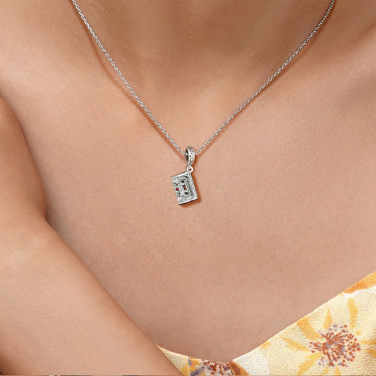 Gnoce Cassette Tape Pendant Dangle Charm_7