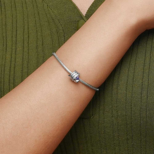 Gnoce Chinese Zodiac Snake Embraces Heart Gem Charm_5