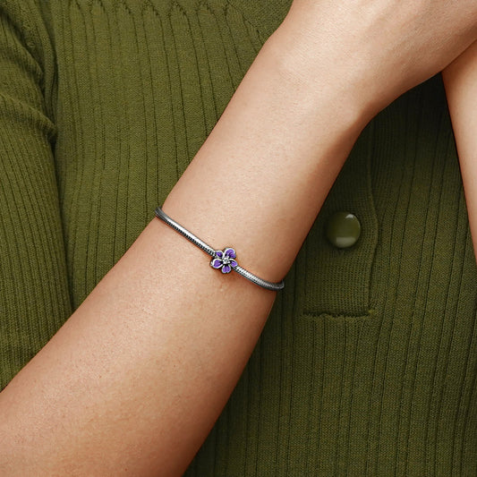 Gnoce Purple Flower Charm_4