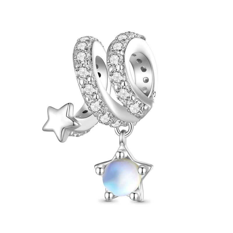 Gnoce Moonstone Meteor Star Charm_1