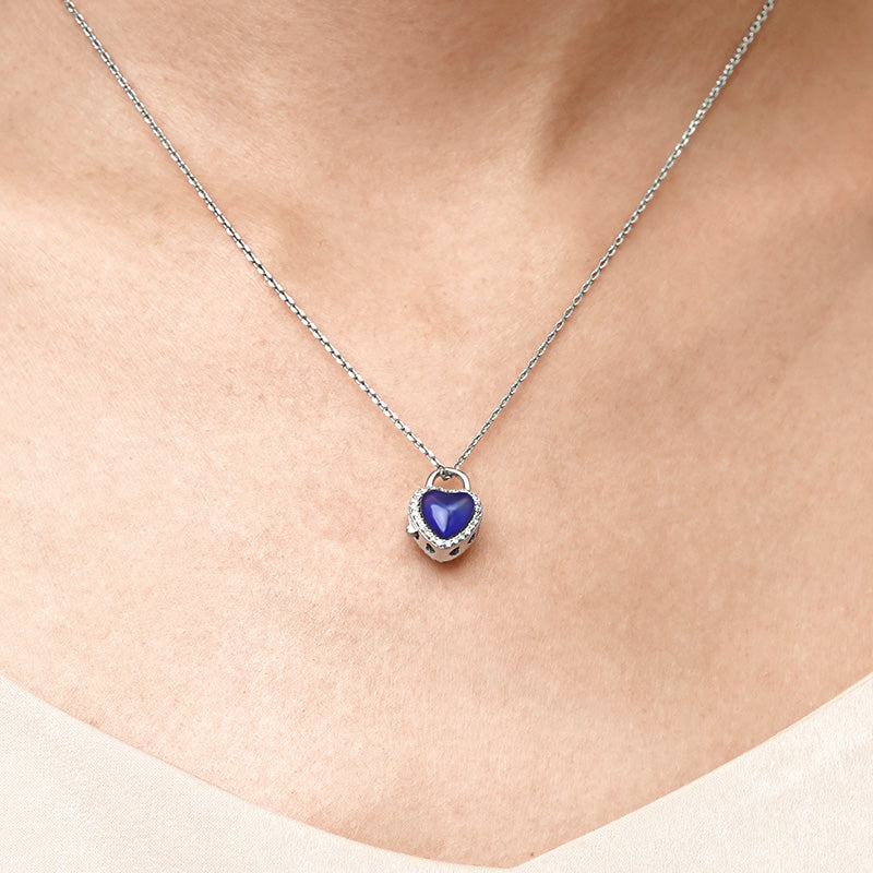 Gnoce Love Lock Mood Pendant Dangle Charm_7