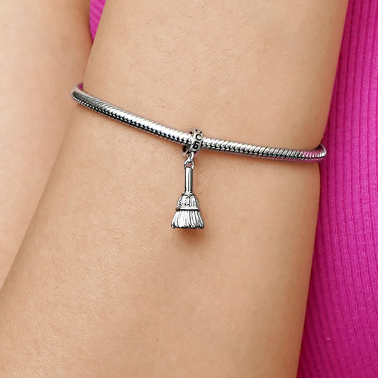 Gnoce Witch Broomstick Pendant Dangle Charm_7