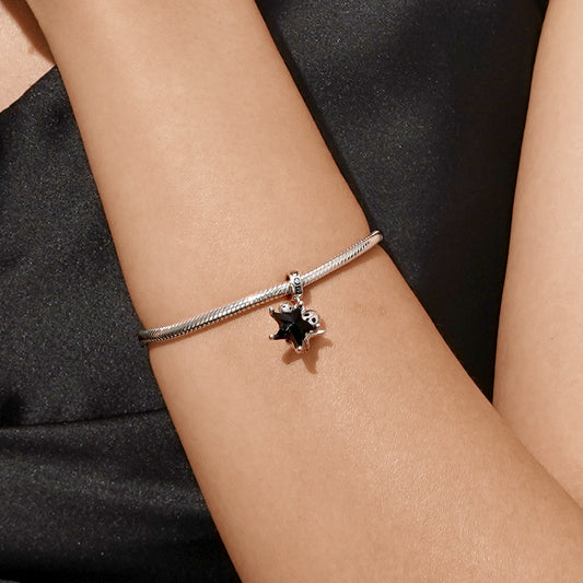 Gnoce Halloween Ghost Embraces Black Star Charm_7