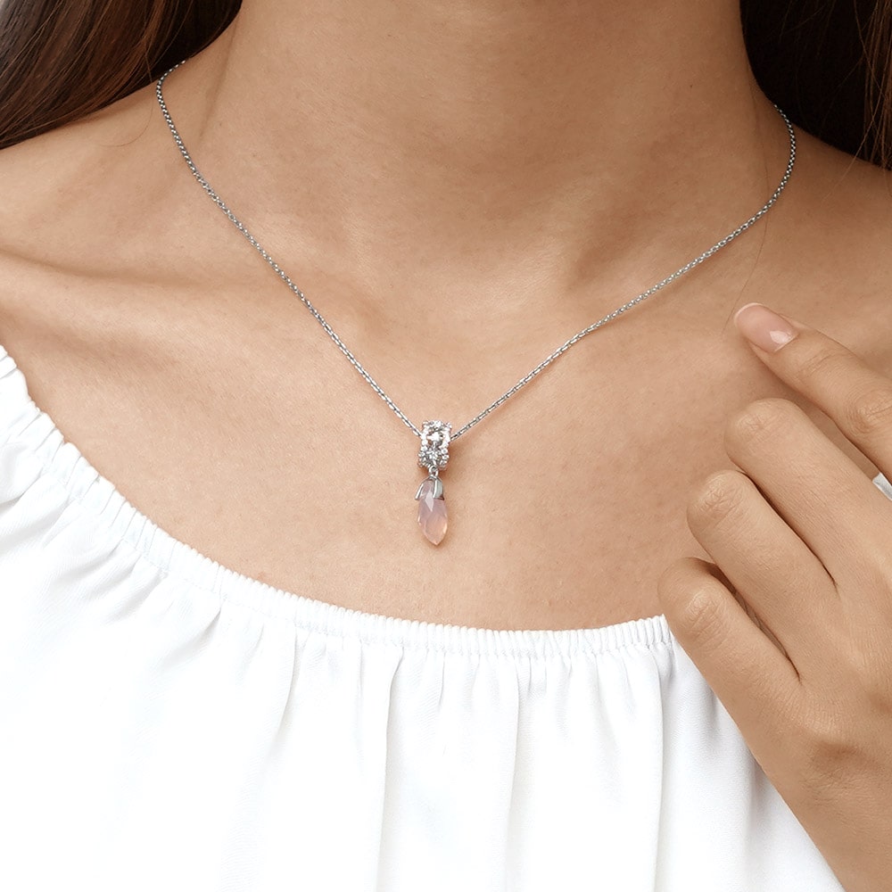 Gnoce Glass Water Drop Pendant Dangle Charm_7