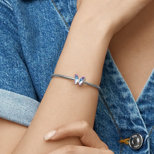 Gnoce Dazzling Colorful Butterfly Charm_5