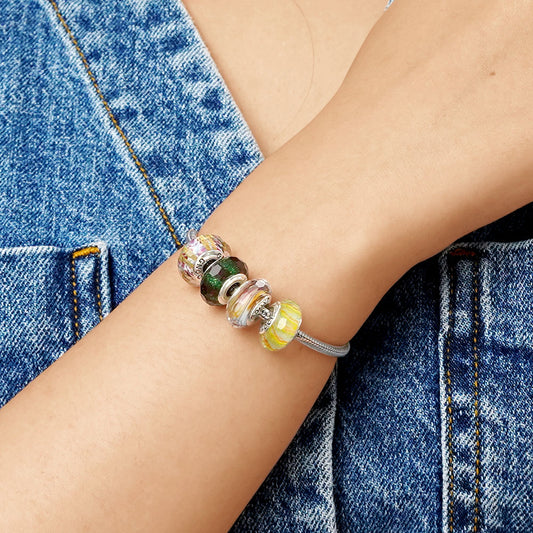 Gnoce Wavy Fancy Red Glass Charm_5