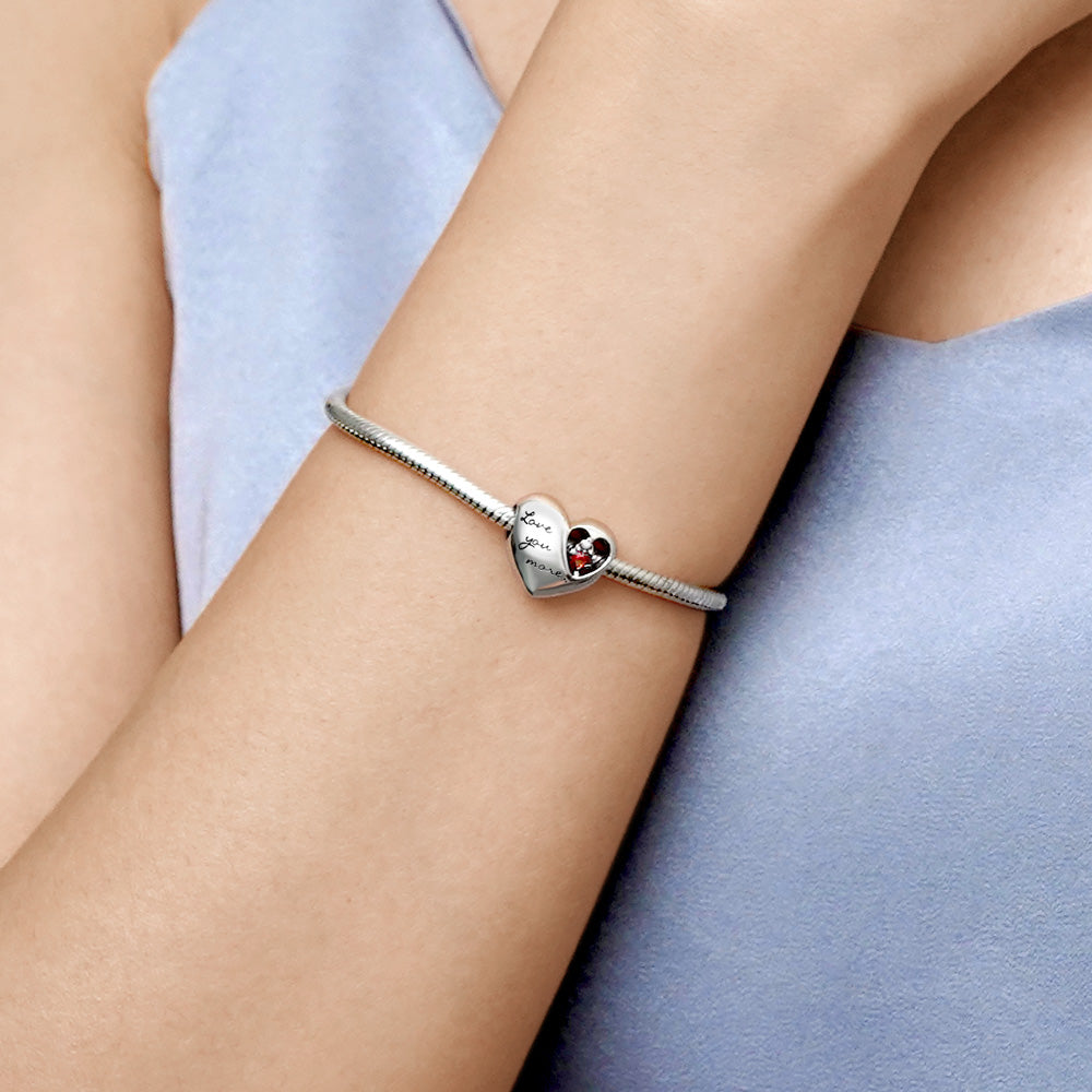 Gnoce Love Heart Birthstone Personalized Charm_5