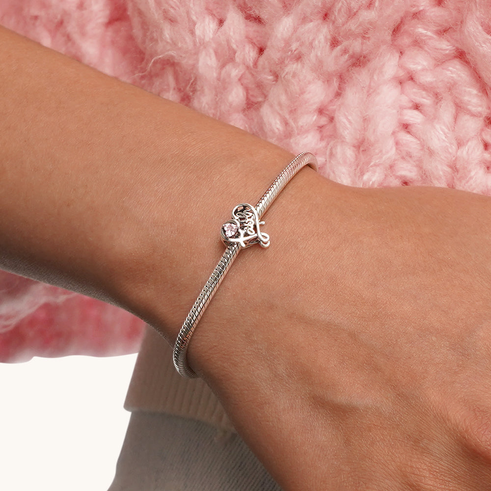 Gnoce Pink Heart Faith Charm_6