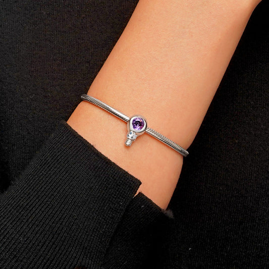 Gnoce "You light up my life" Light Bulb Charm_5