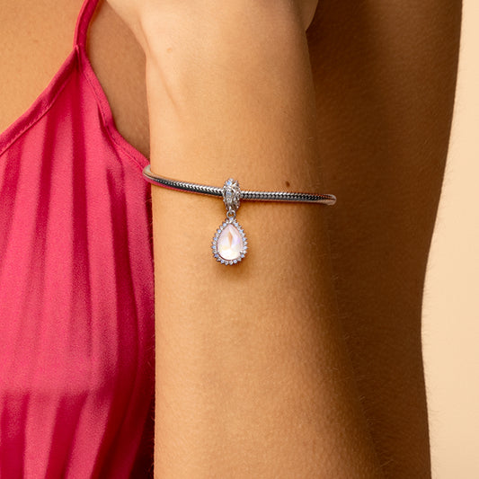 Gnoce Elegant Retro Water Drop Pendant Dangle Charm_6