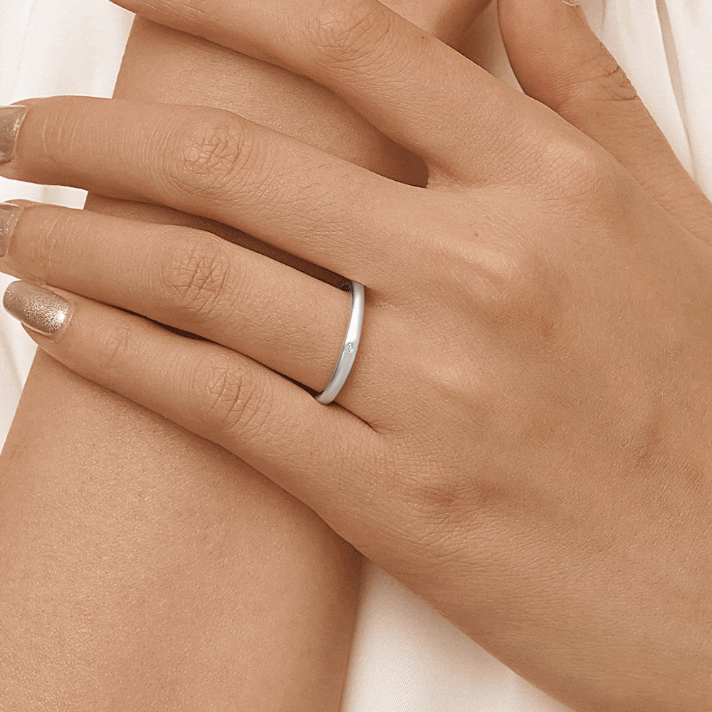 Gnoce Single Band Birthstone Ring_5