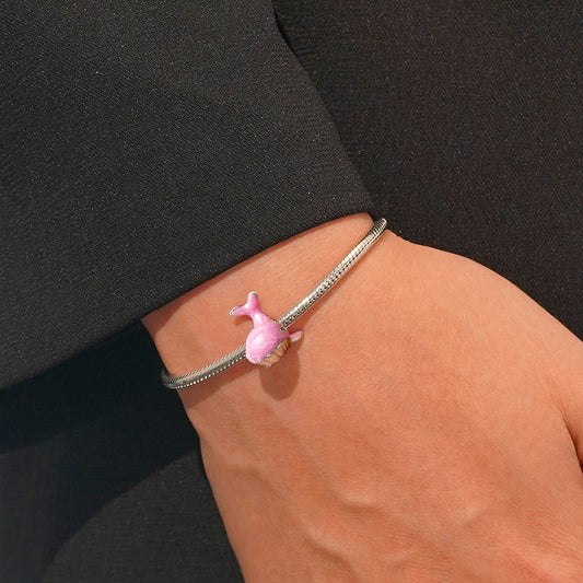 Gnoce Pink Sea Whale Charm_6