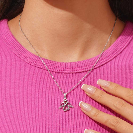 Gnoce Angel Love Wings Birthstone Necklace_6