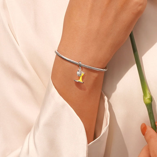 Gnoce "Just in Queso" Cheese Pendant Dangle Charm_6