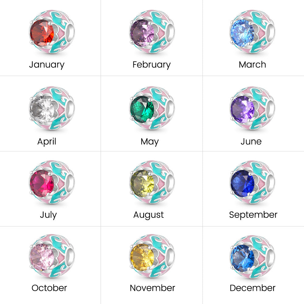 Gnoce Easter Egg Birthstone Charm_7