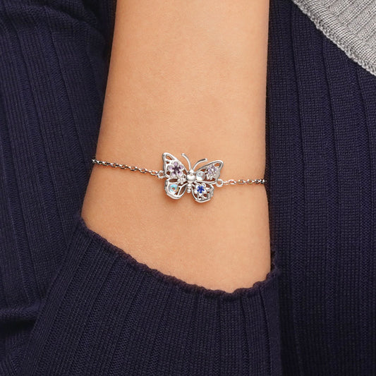 Gnoce Adjustable Flying Butterfly Bracelet_4