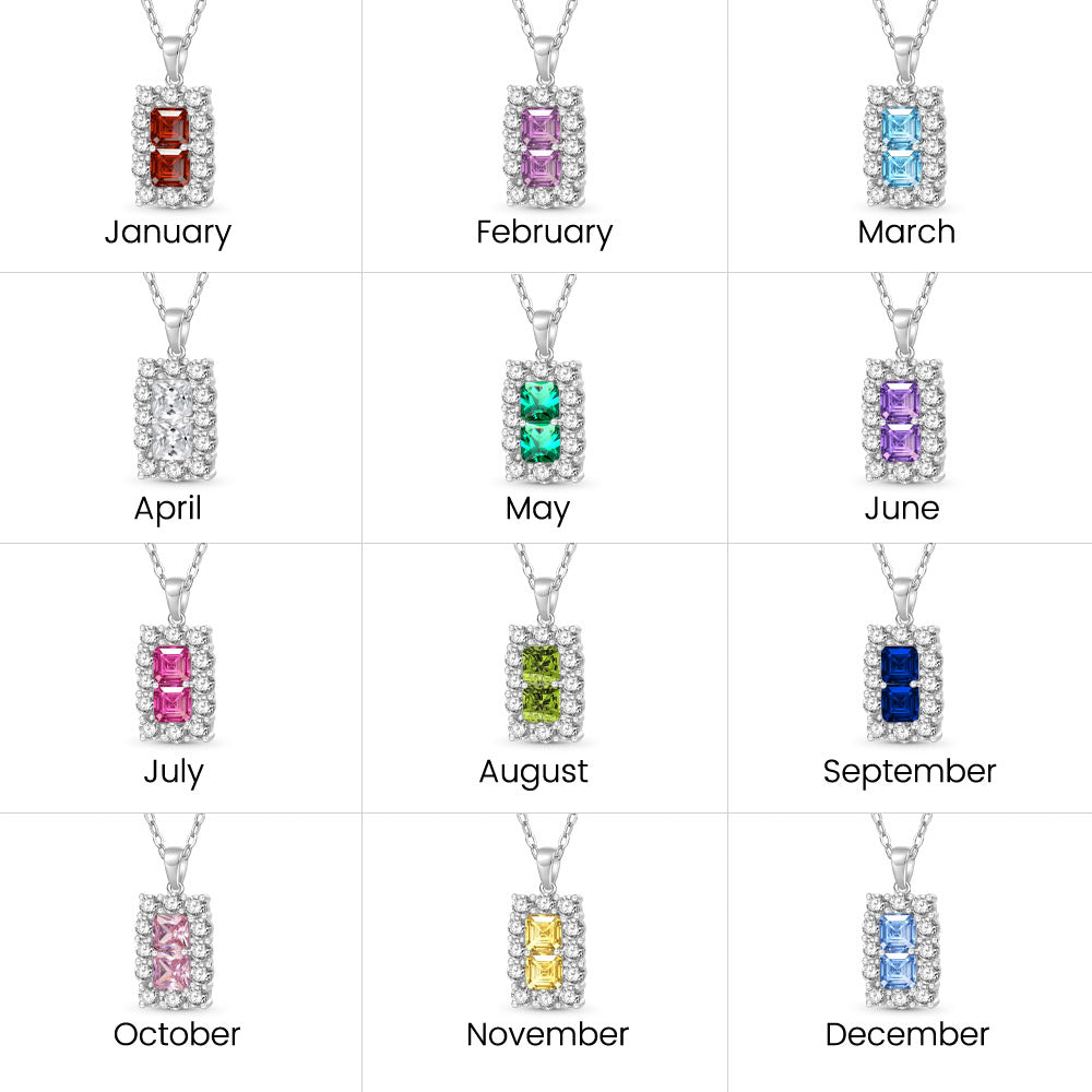 Gnoce Square Birthstone Necklace_7