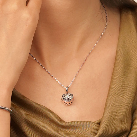 Gnoce Personalized Photo Hollow Heart Starfish Pendant Dangle Charm_4