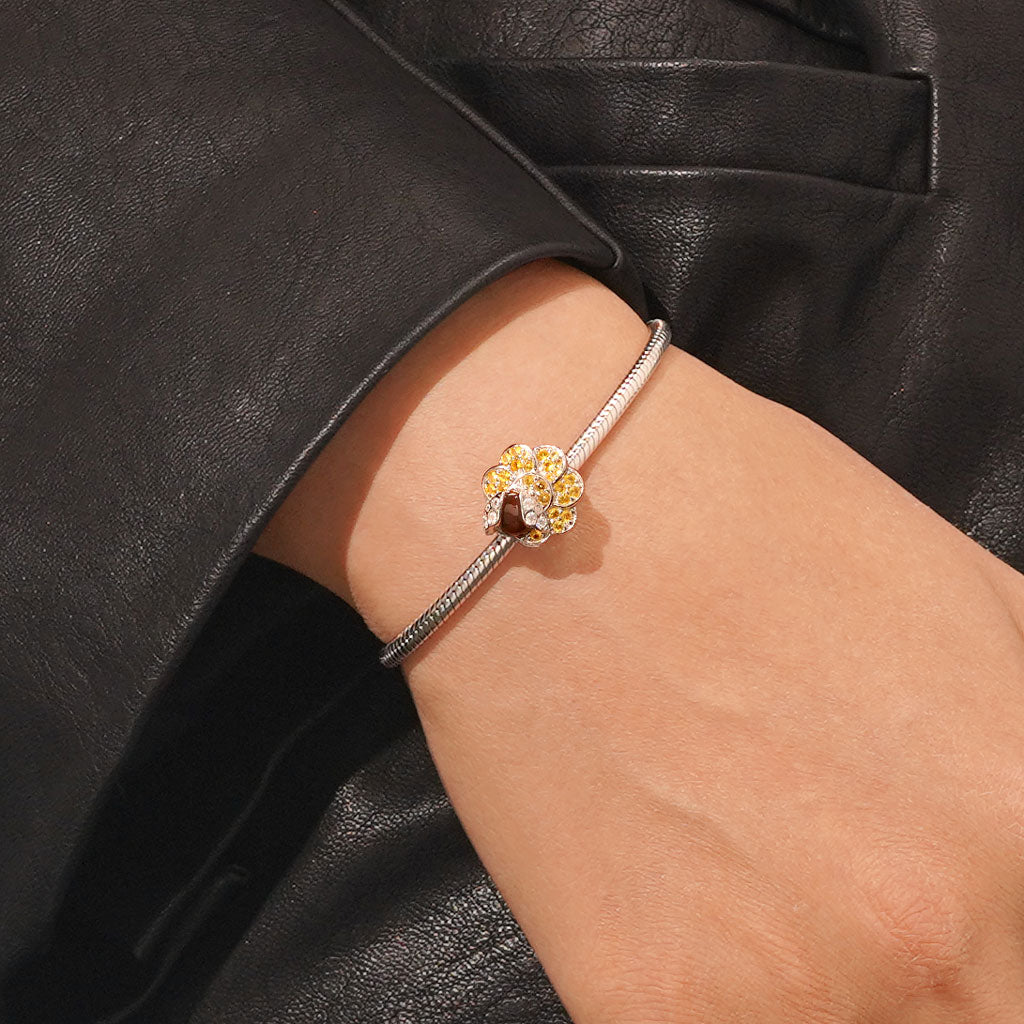 Gnoce Flower Bee Stopper Charm_5