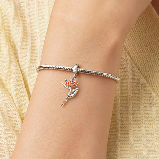 Gnoce Temple of Flora Serie Strelizia Pendant Dangle Charm_6