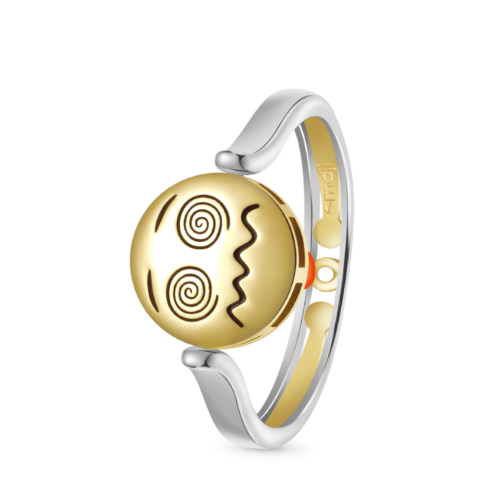 Gnoce emoji Zanny Face Reversible to Dizzy Face Ring_3