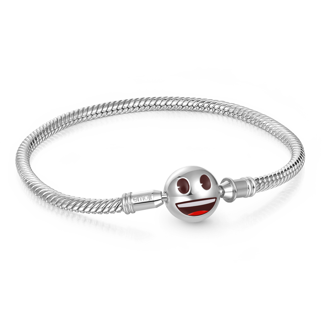 Gnoce emoji Smiling Face & Crying Face Basic Bracelet_4