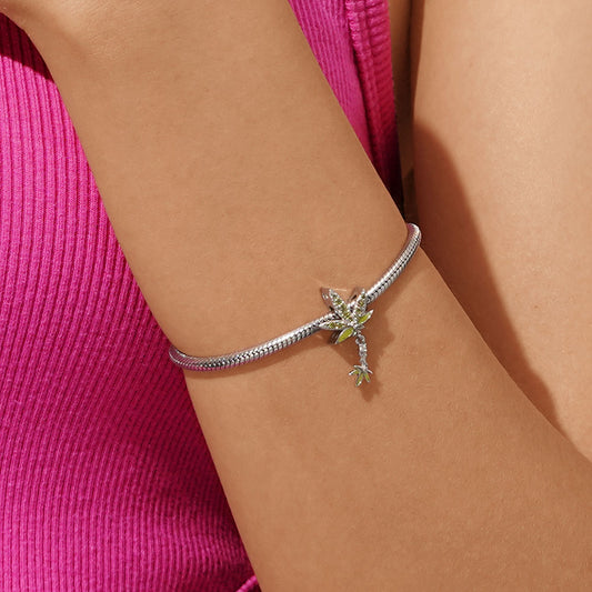 Gnoce Green Plant Pot Leaf Charm_5