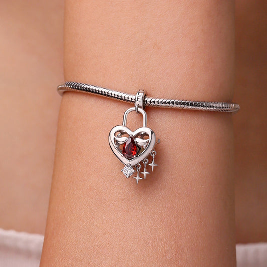 Gnoce Valentine's Day Love Lock Wireless LED Light Up Pendant Dangle Charm_6