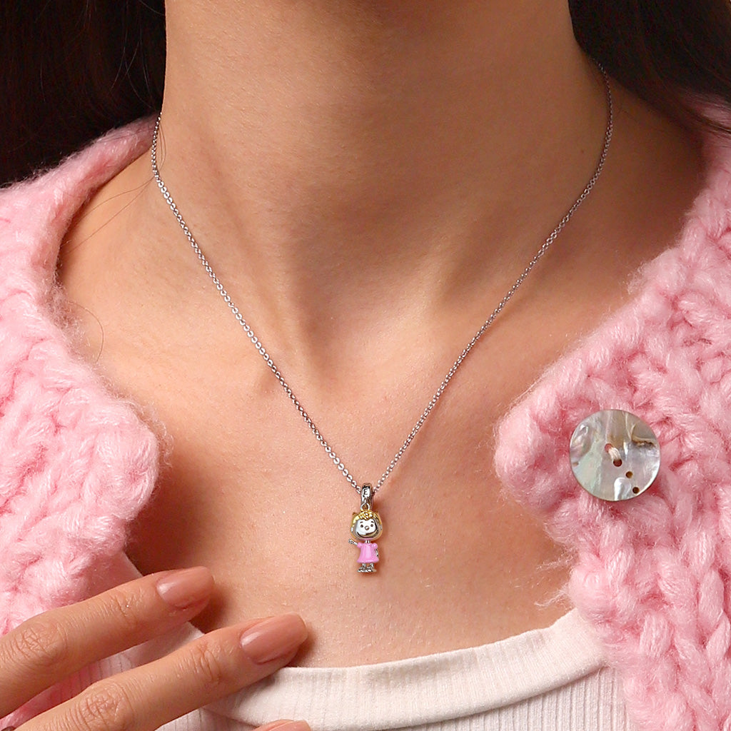 Gnoce Peanuts Sally Brown Pendant Dangle Charm_6