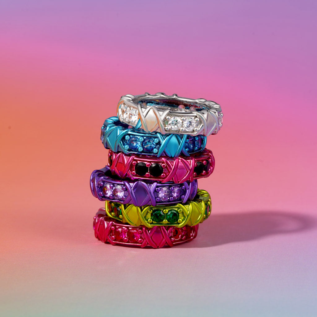 Gnoce Shiny Purple Electroplated Candy Ring_3