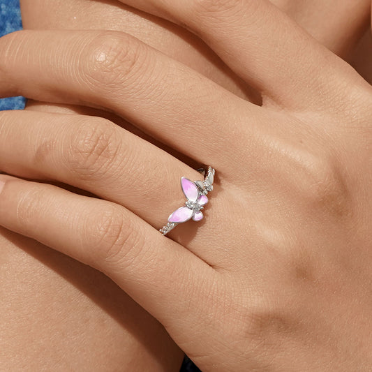 Gnoce Flying Wings Butterfly Fashion Ring_5