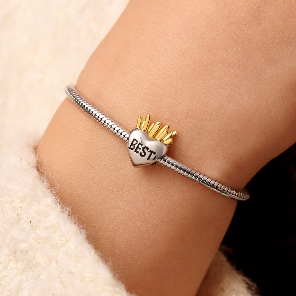 Gnoce Engravable Love French Fries Charm_5