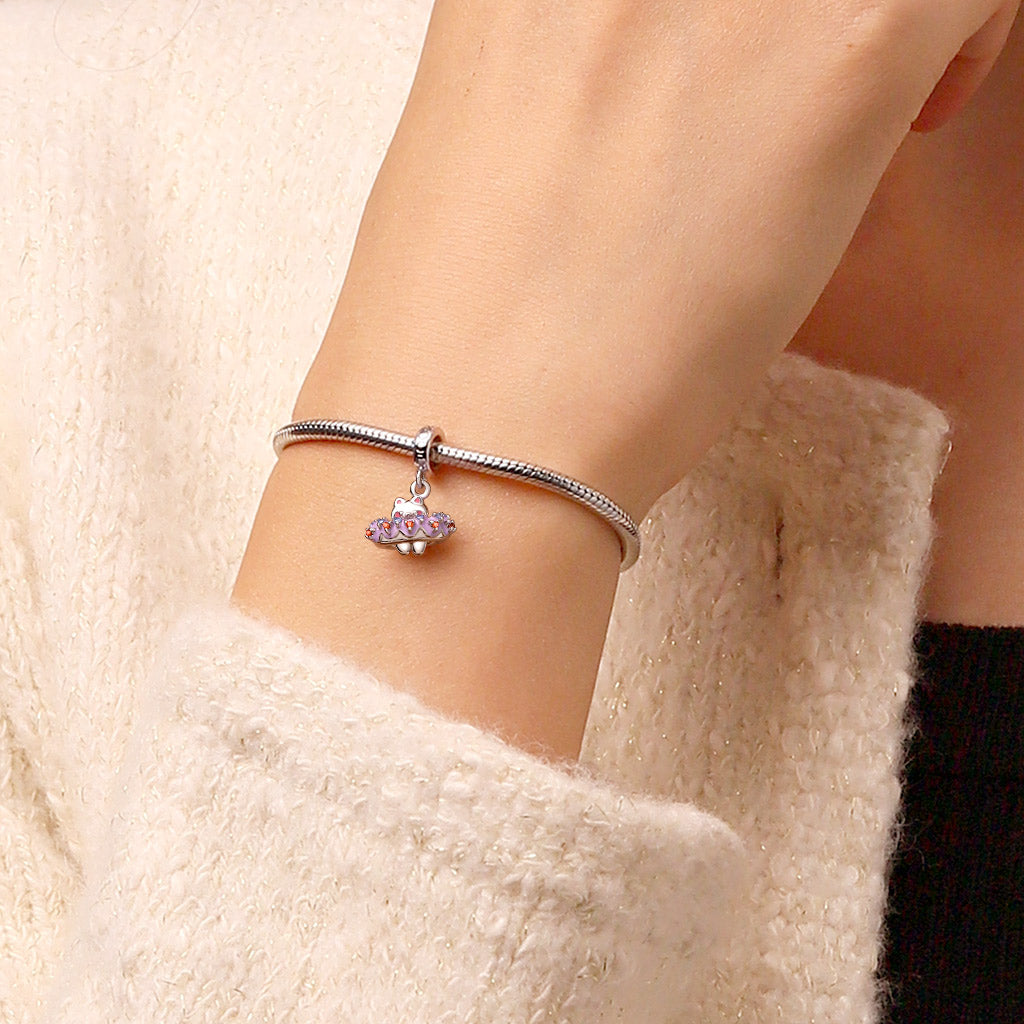 Gnoce Doughnut Cat Chuu Pendant Dangle Charm_7