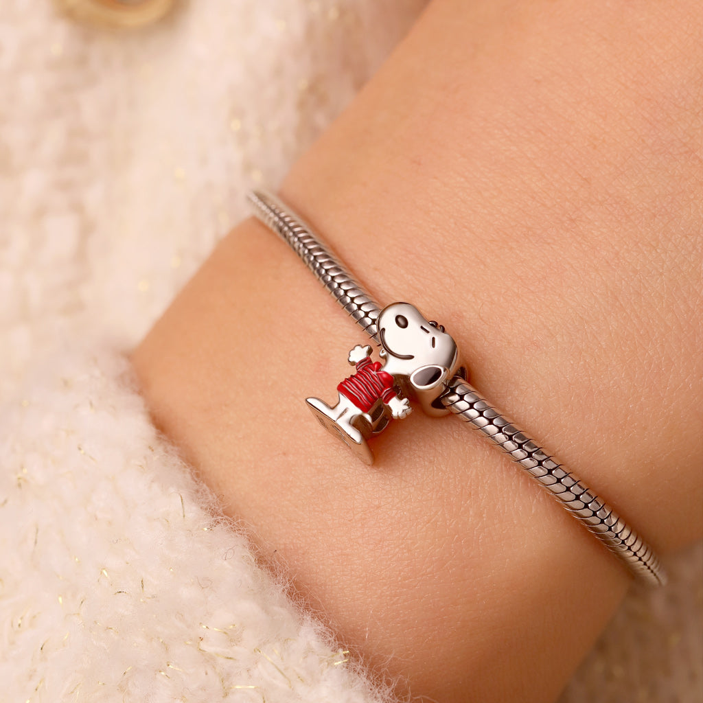 Gnoce Peanuts Snoopy Striped Short-sleeve Charm_5