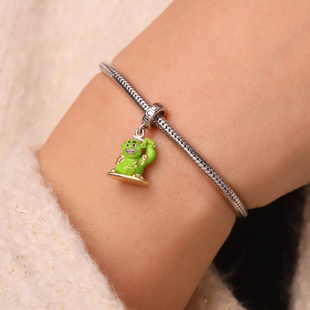 Gnoce Shrek Enjoy Delightful Bath Pendant Dangle Charm_7