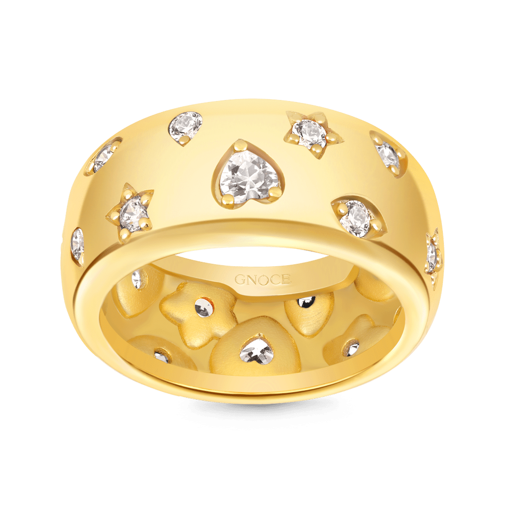 Gnoce White Topaz Mixed Shape Vintage Ring_1