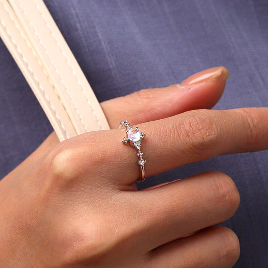 Gnoce Blue Fire Moonstone Promise Ring_5