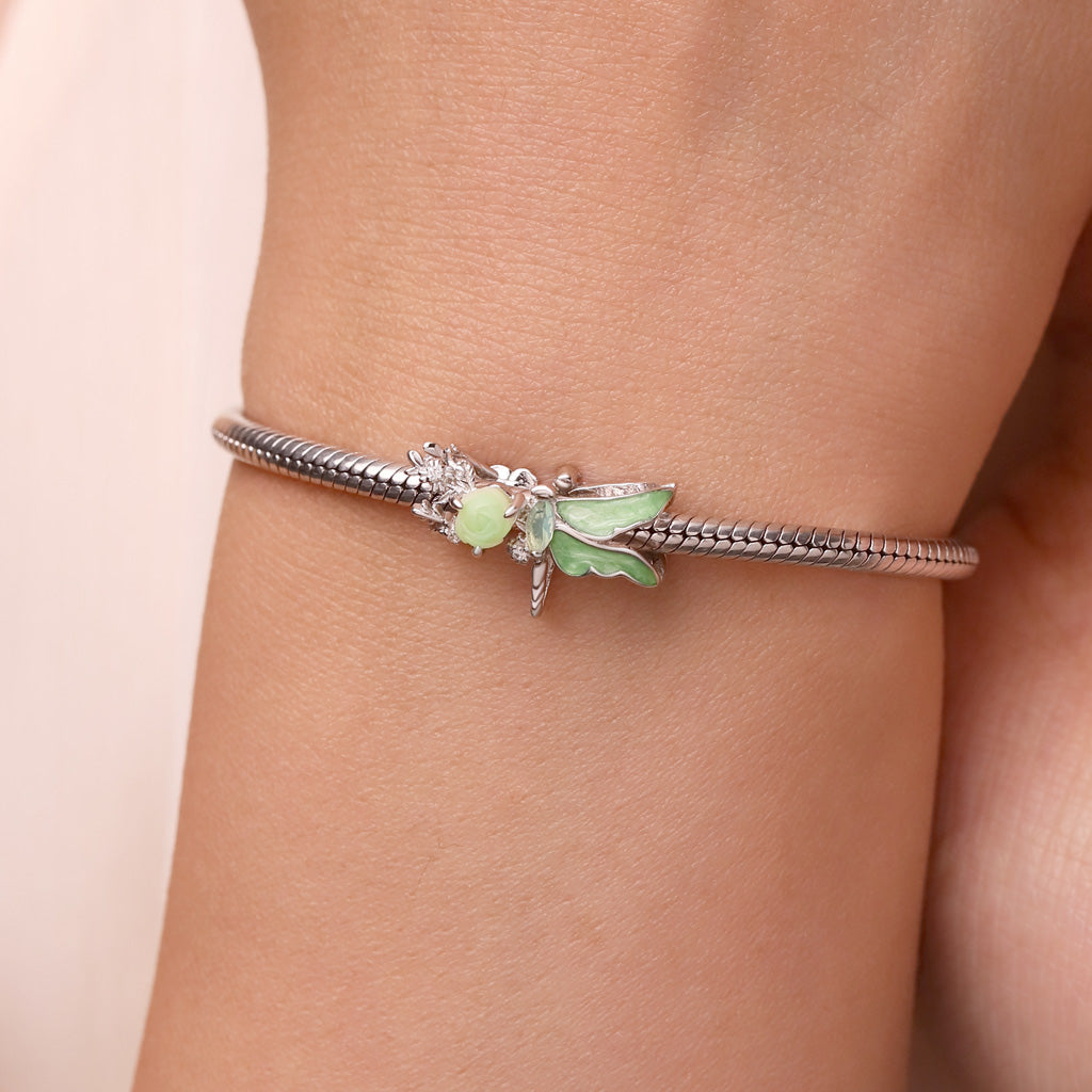 Gnoce Spring Green Dragonfly Charm_5