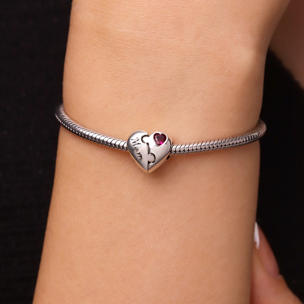 Gnoce Mom Daughter Puzzle of Love Charm_5