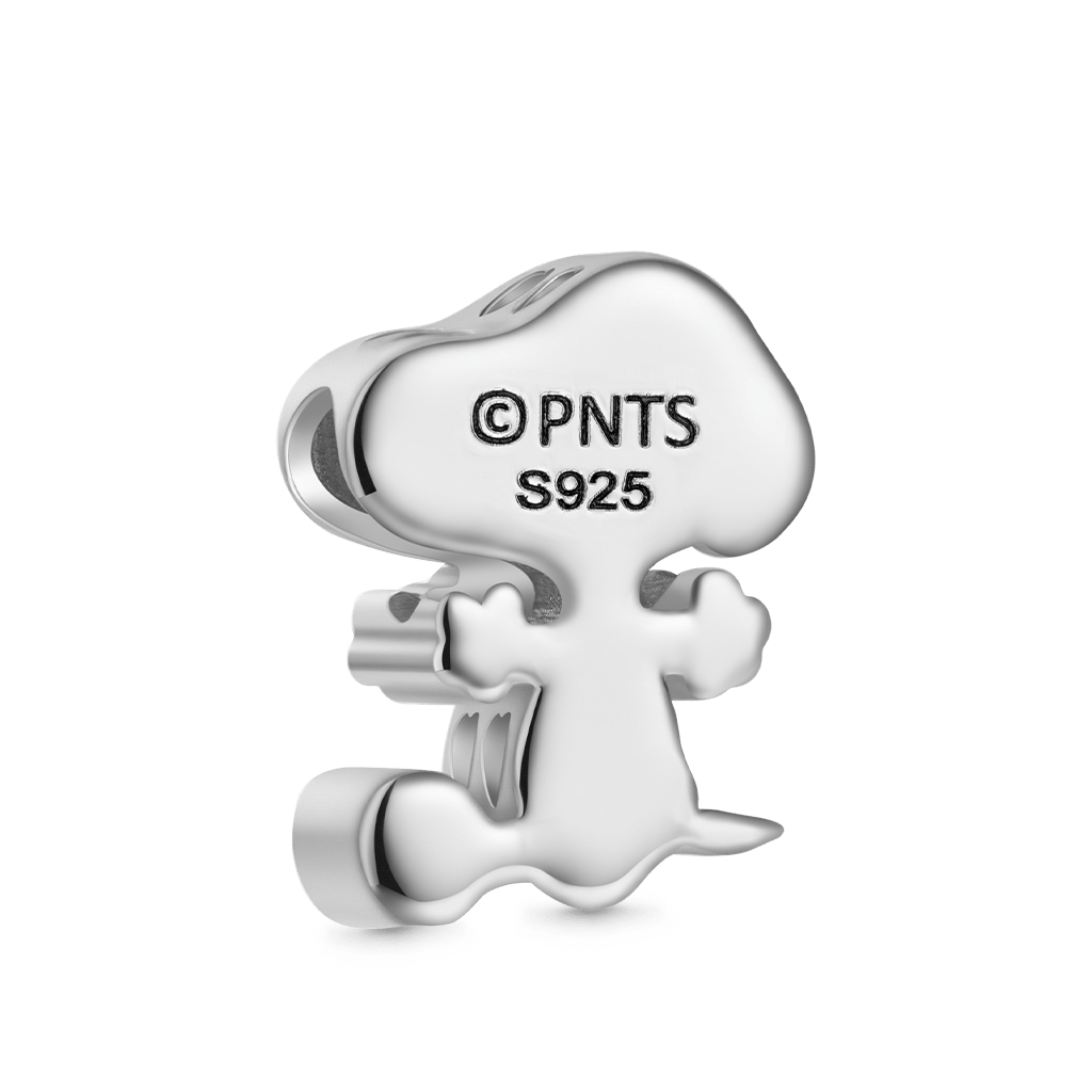 Gnoce Peanuts Snoopy Sitting Embraces Birthstone Charm_3