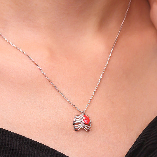 Gnoce Skull Heart Glow-in-the-Dark Necklace_6