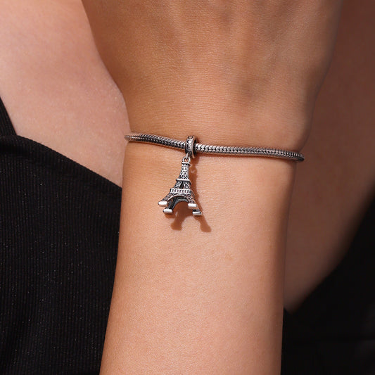 Gnoce City Series - Eiffel Tower Pendant Dangle Charm_7